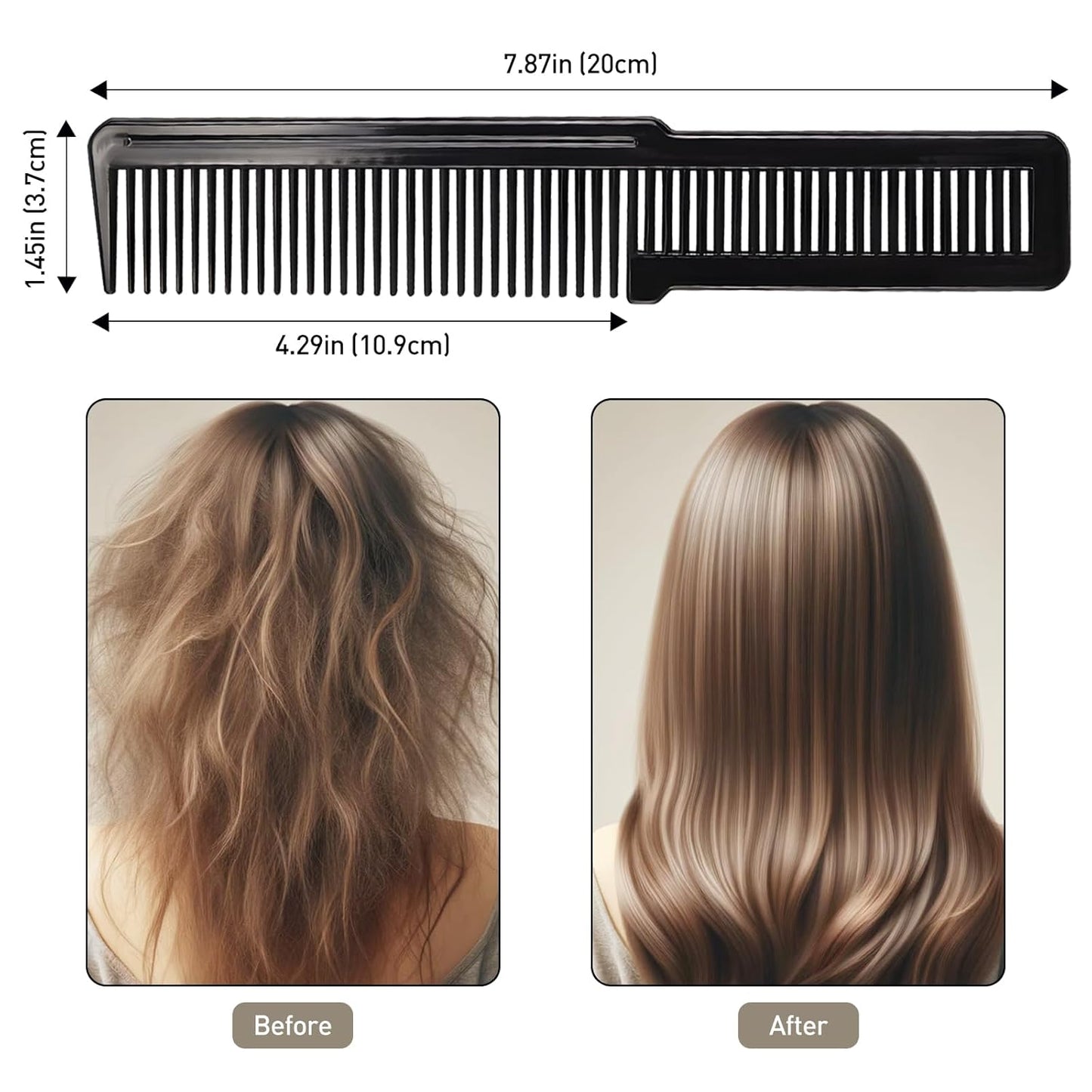 Precision Pro™ 3-Piece Hair Comb Set™